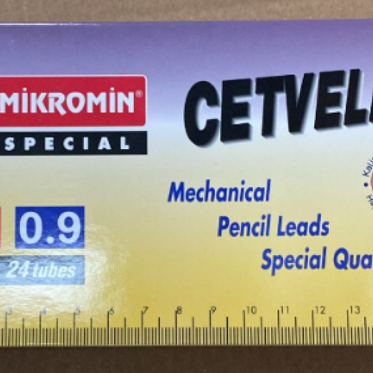 Mikro M-750 Cetvelli 2B Kalem Ucu 75 mm 0.9 (24 Tüp)