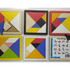 TANGRAM AHŞAP ORTA BOY 14X14 CM