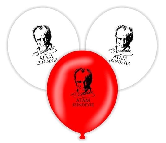 Balon Ata, Atatürk 12inc 100lü 23nisan/29ekim *k