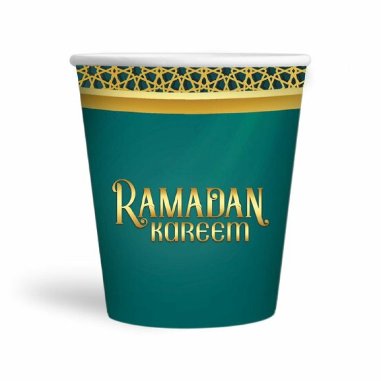 8Lİ KARTON BARDAK RAMADAN KAREEM