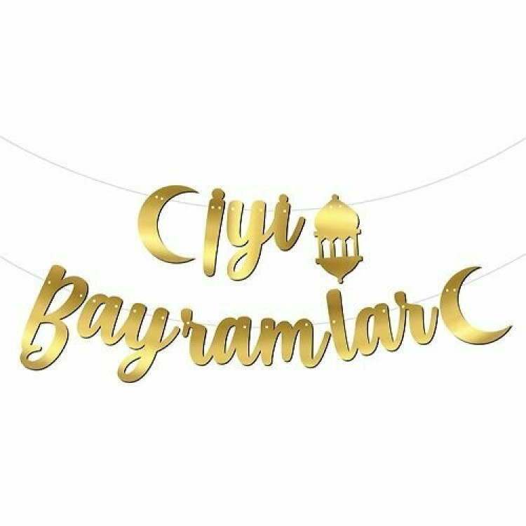 KALİGRAFİ BANNER İYİ BAYRAMLAR