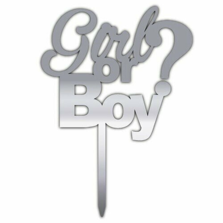 PLEKSİ YAZI SİLVER GIRL OR BOY