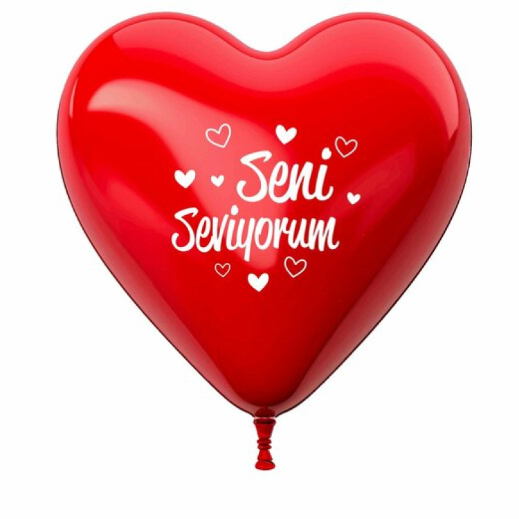 GLB 12 KALP SENİ SEVİYORUM BALON 100LÜ