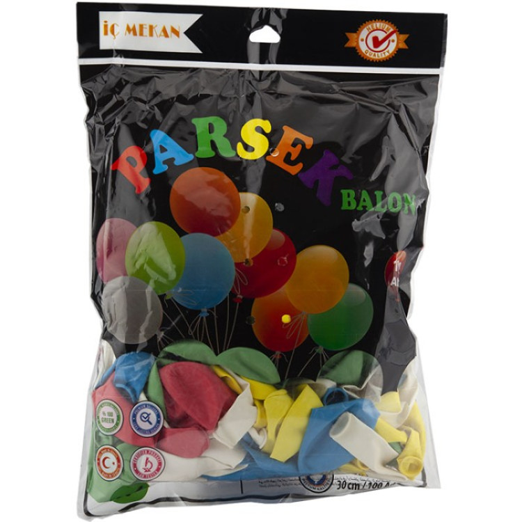 PARSEK PAKET İÇİ KARIŞIK BALON