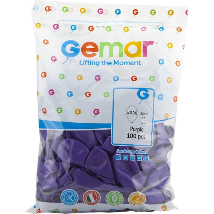 GEMAR RAUND MOR BALON GM120-PURPLE