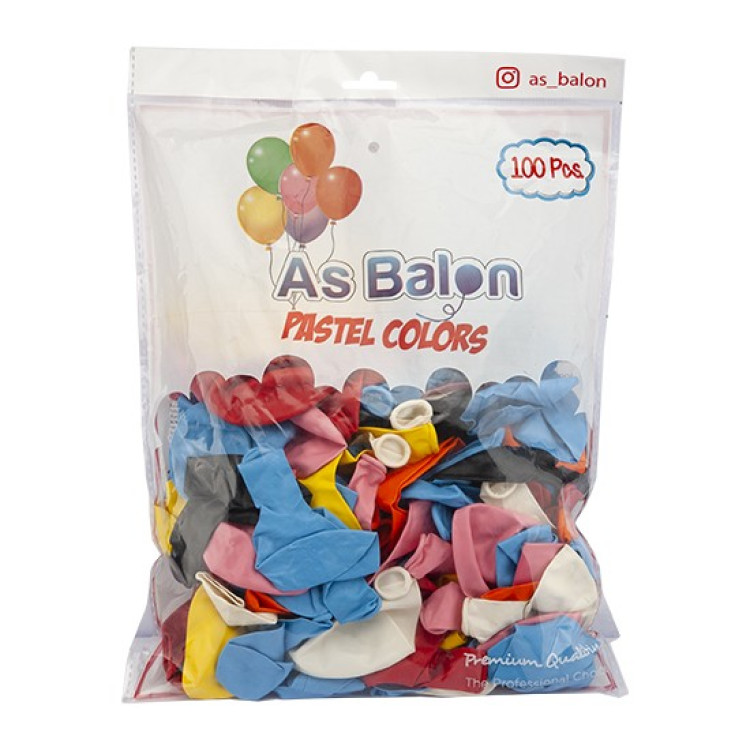 AS HELYUM PAKET İÇİ KARIŞIK İÇ MEKAN BALON#