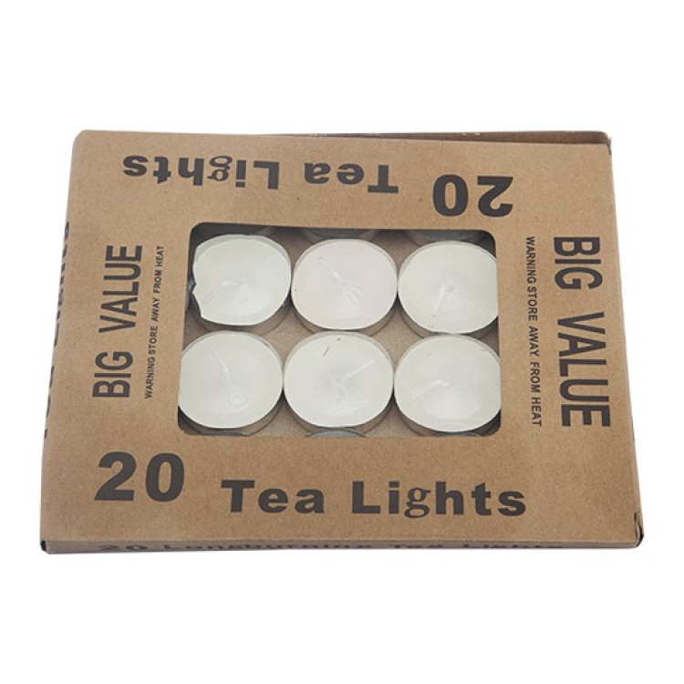 20Lİ 6 GR.TEALIGHT MUM CL-N20#