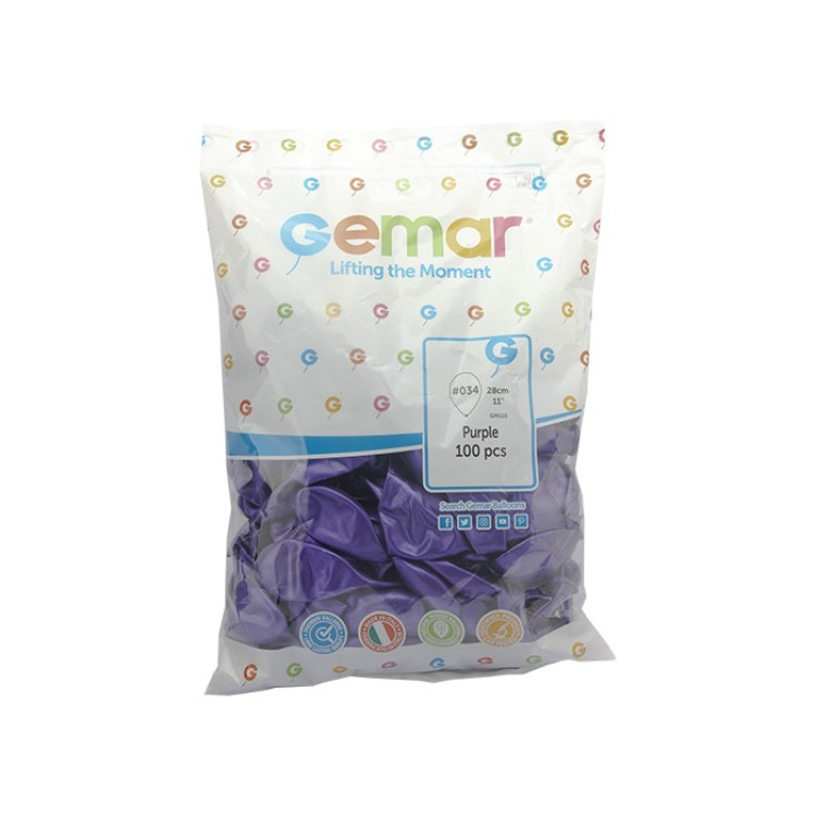 GEMAR METALİK MOR(PURPLE) BALON 11 GM-110 #034