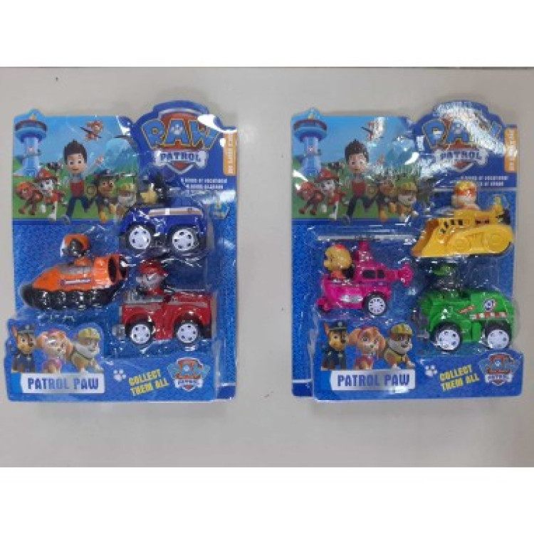 KART. 3LÜ PAW PATROL ARAÇLAR SET