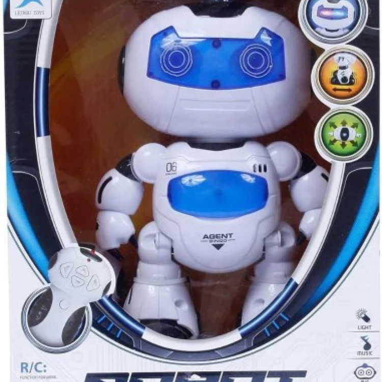 KUT.UZAKTAN KUMANDALI AKILLI FONKSİYONLU ROBOT 22CM