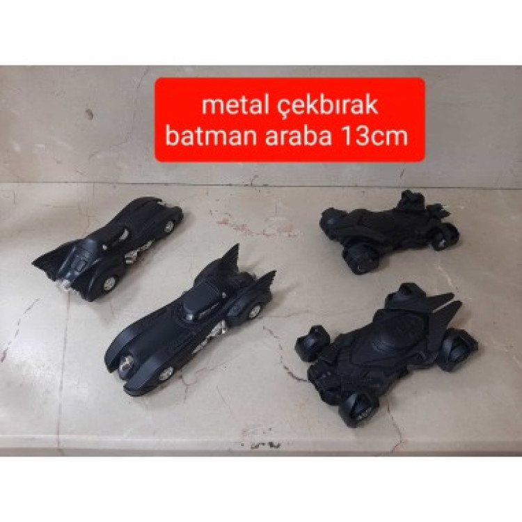 METAL ÇEKBIRAK BATMAN ARABA 2 MODEL 13CM