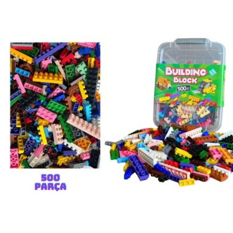 PET VAK. 500 PCS LEGO CİTY BLOCK