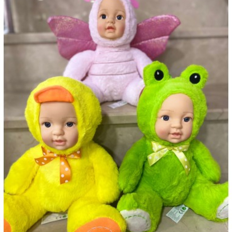 25 CM PELUŞ BEBEK YÜZLÜ ASORTİ