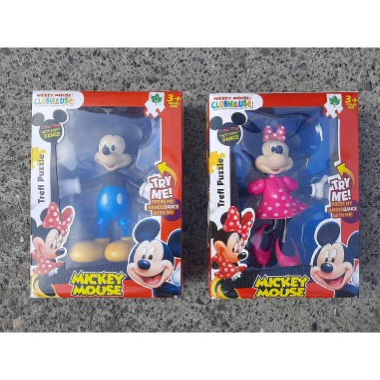 KUT.IŞIKLI MICKEY-MINNE MOUSE KARAKTER 20CM