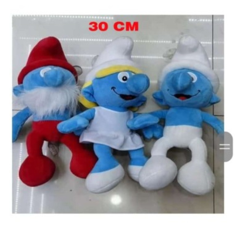 30CM ŞİRİNLER PELUŞ 3MODEL