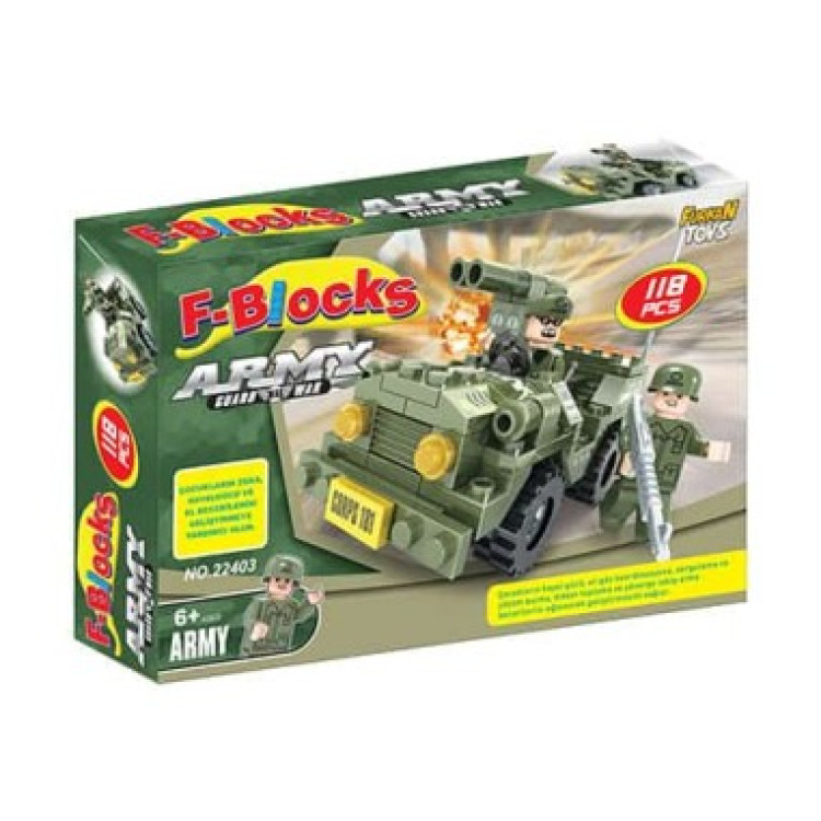 KUT.118 PCS ASKERİ ARAÇ  LEGO