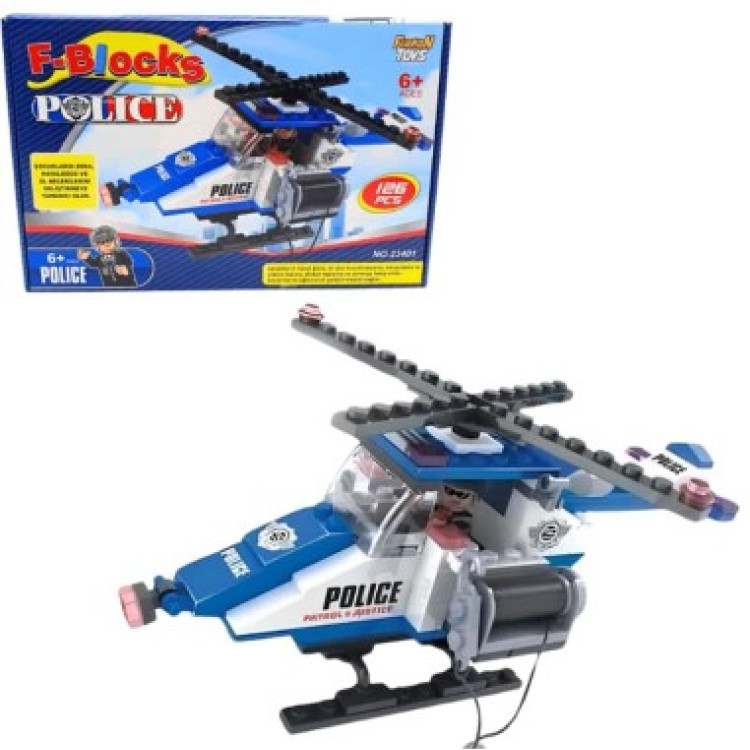 KUT.126 PCS POLİS HELİKOPTER LEGO