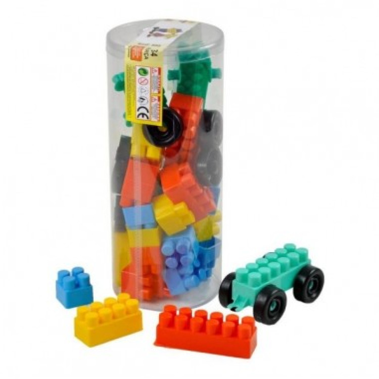 34 PCS LEGO PVC SİLİNDİR KUTULU