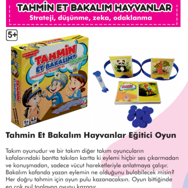 TAHMİN ET BAKALIM - HAYVANLAR