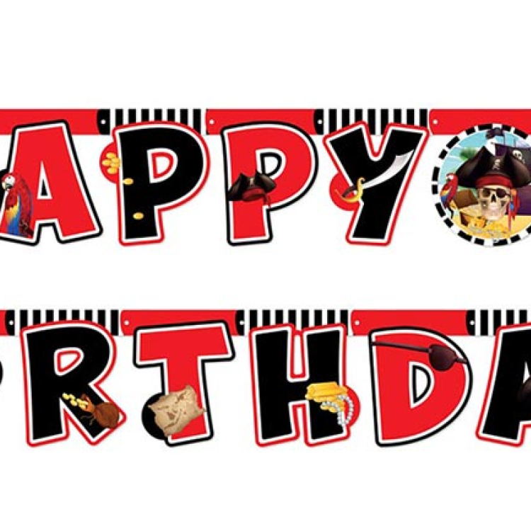 Banner Happy Bırthday Korsan