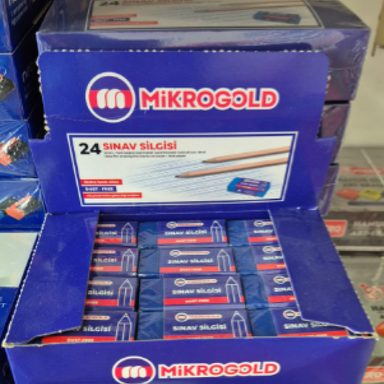 MİKROGOLD MAVİ SINAV SİLGİ 24LÜ