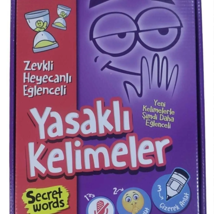 Yasaklı Kelimeler Secret Words Dünyanın En Zevkli Heyecanlı Eğlenceli Kelime Üretme KUTU OYUN