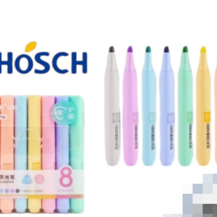 CHOSCH 8Lİ PASTEL FOSFORLU KALEM