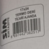 AJANDA 2025 TİCARİ AJANDA TERMO DERİ 17X24 ÇİZGİLİ