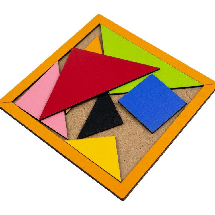 Ahşap Tangram 17X17