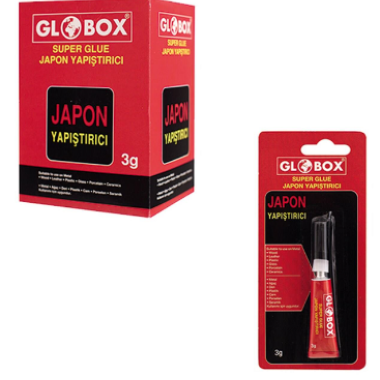 GLOBOX 6594 3GR SÜPER JAPON YAPIŞTIRICI 12Lİ