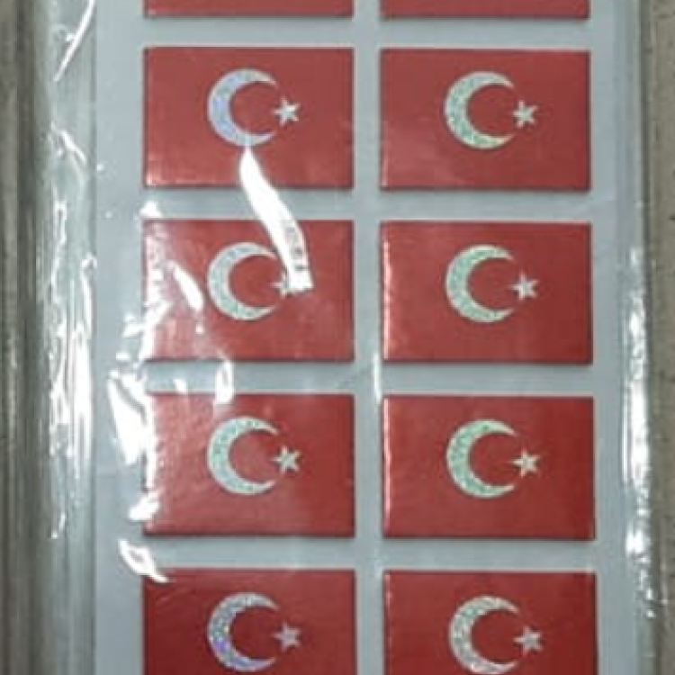 KÜÇÜK STİCKER 14 BAYRAK (BOX20)