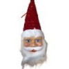 Yılbaşı Süsü Askılı Noel Baba Kafası Pullu Şapkalı 28 Cm