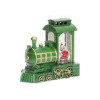 Küre Yeşil Tren Noel Baba Işıklı 11 Cm