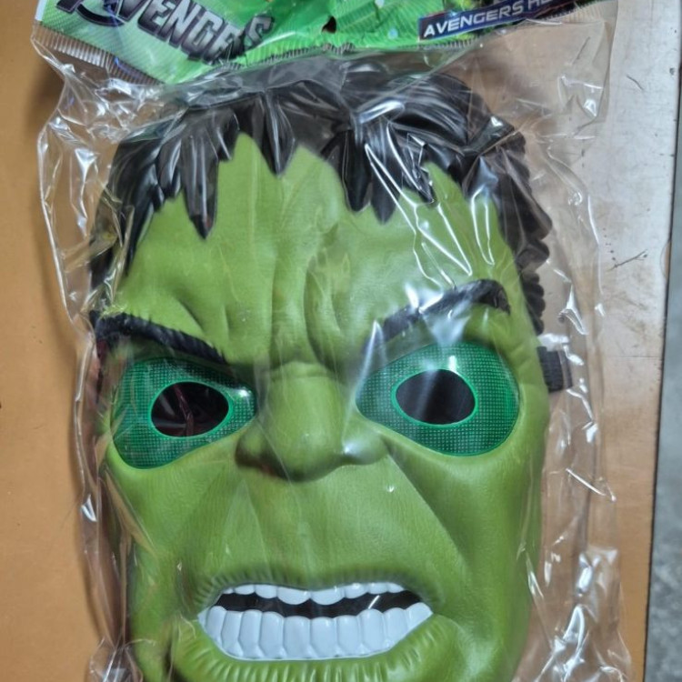 HULK YEŞİL IŞIKLI KALİTELİ MASKE