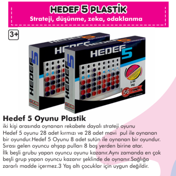 HEDEF 5 OYUNU PLASTİK