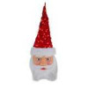 Yılbaşı Süsü Askılı Noel Baba Kafası Pullu Şapkalı 28 Cm