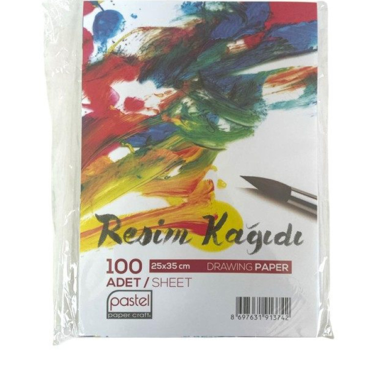 PASTEL RESİM KAĞIDI 100'LÜ 25*35 *30