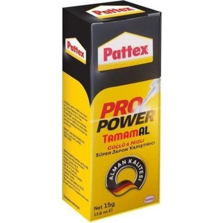 Pattex Pro Power Japon Yapıştırıcı Süper Hızlı 15 gr x36