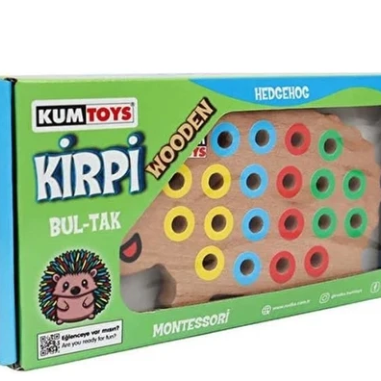 KUMTOYS WOODEN KİRPİ BULTAK (YENİ )