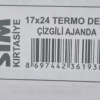 AJANDA 2025 TERMO DERİ 17X24 ÇİZGİLİ