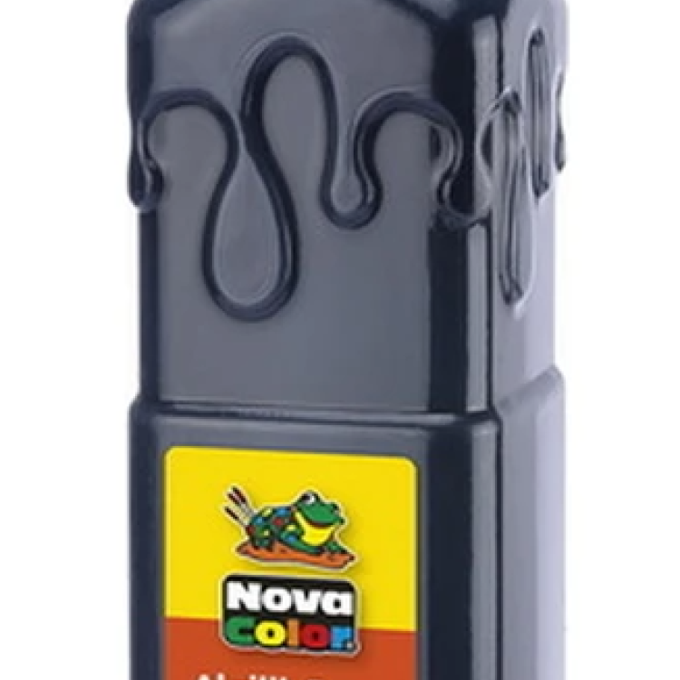 NOVACOLOR NC3015 AKRİLİK BOYA 250GR SİYAH